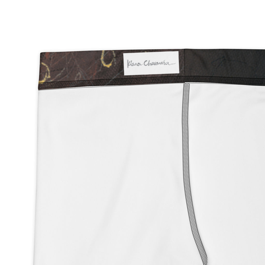 Close-up of the inside waistband with a white Klara Chavarría label
