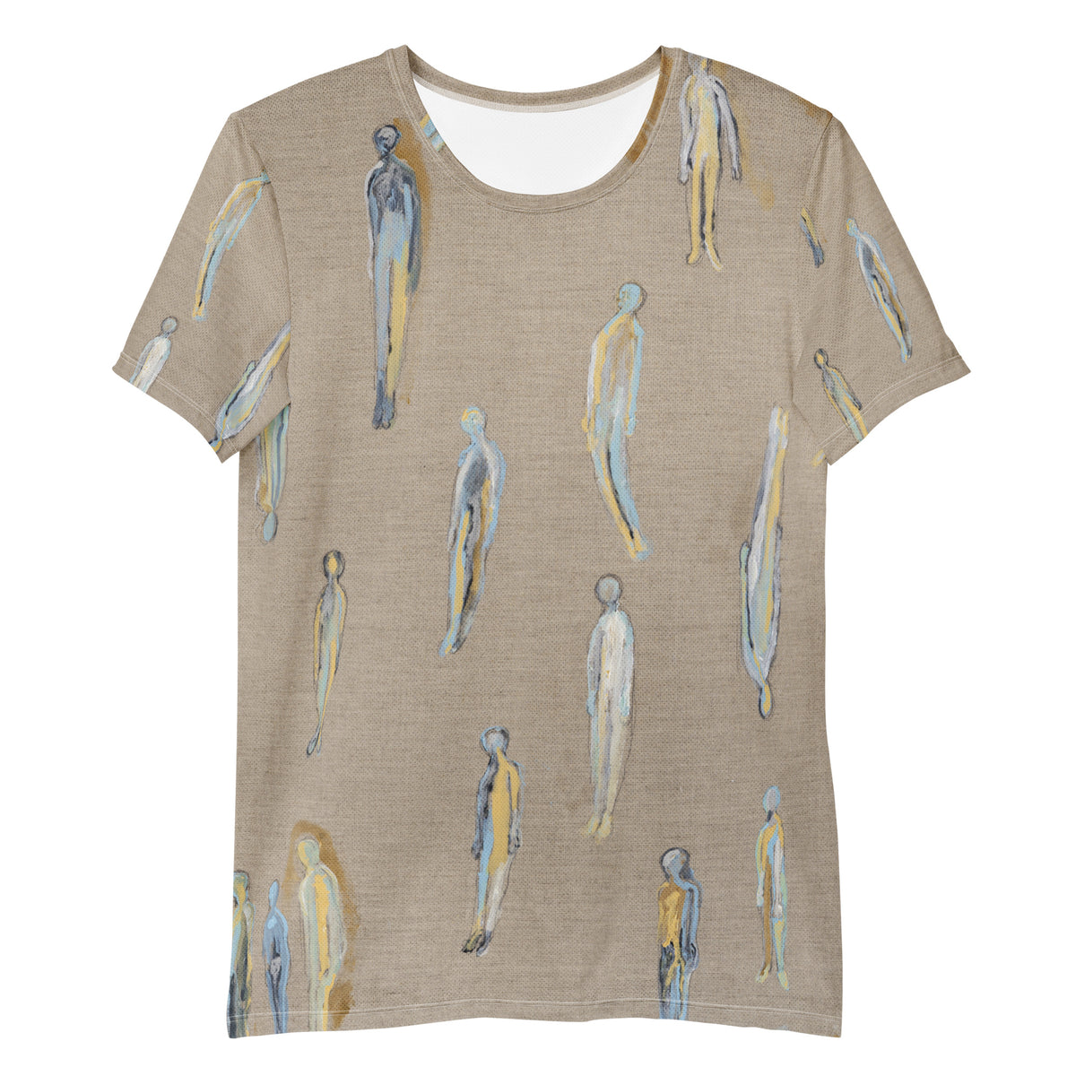 ASCENSION art men's athletic t-shirt – flat front