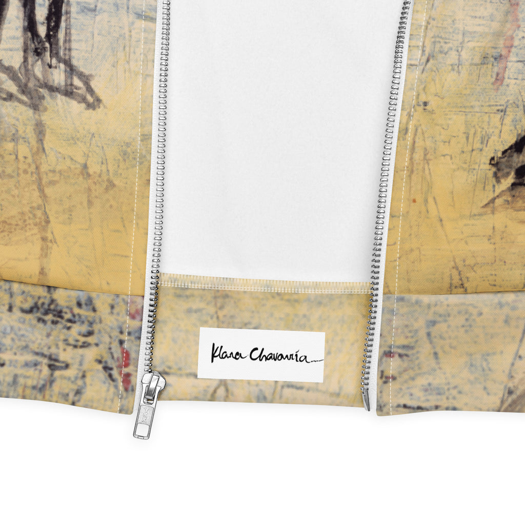 WONDER art Unisex Bomber Jacket – White – product details