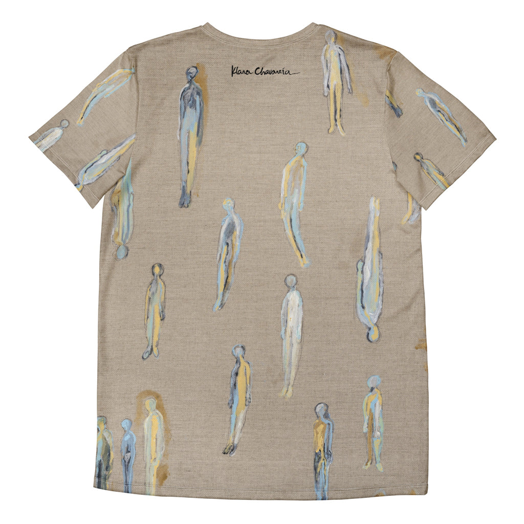 ASCENSION art men's athletic t-shirt – flat back with signature
