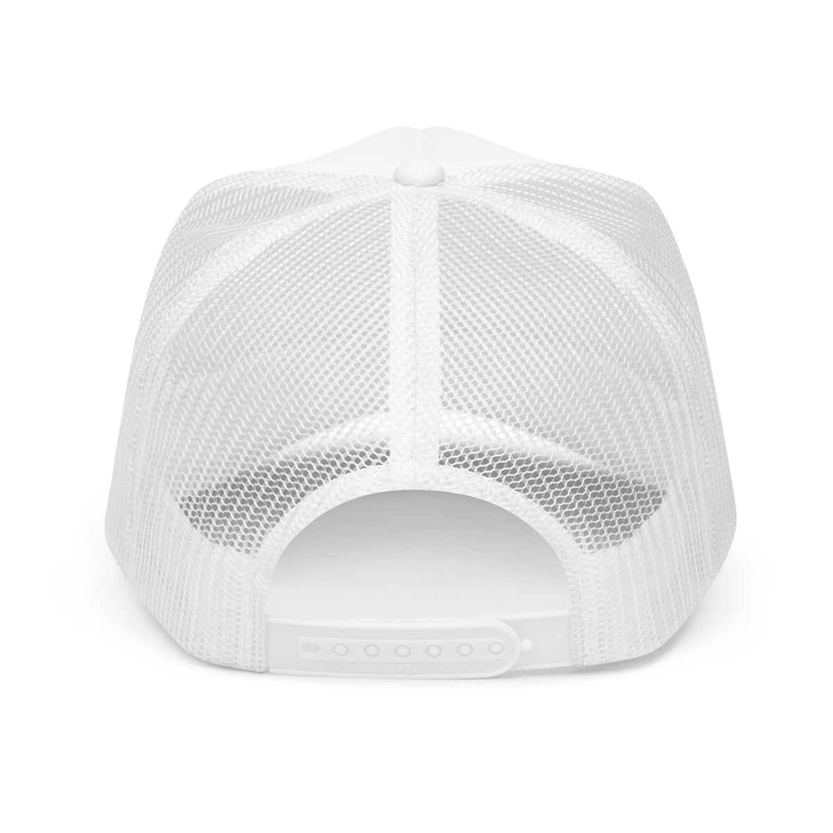 LOVE U? Foam Trucker Hat – White – back