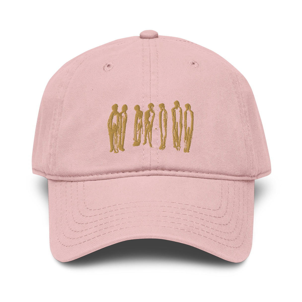 FIGURE STUDY Garment Washed Baseball Cap – Dusty Rose – front
