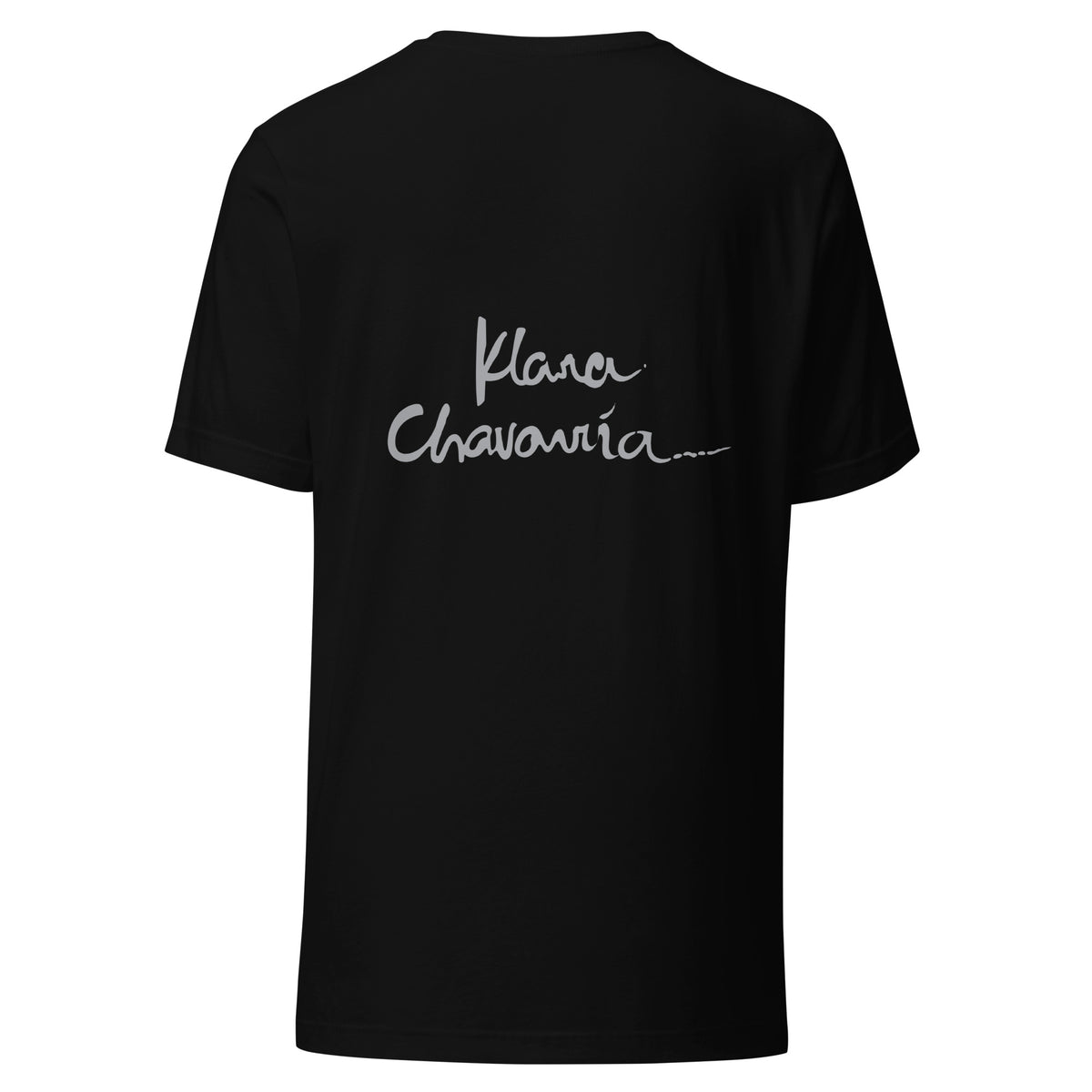 I BELIEVE IN YOU unisex eco t-shirt in Black – flat back