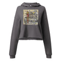 I AM HERE II crop hoodie – Storm – flat front