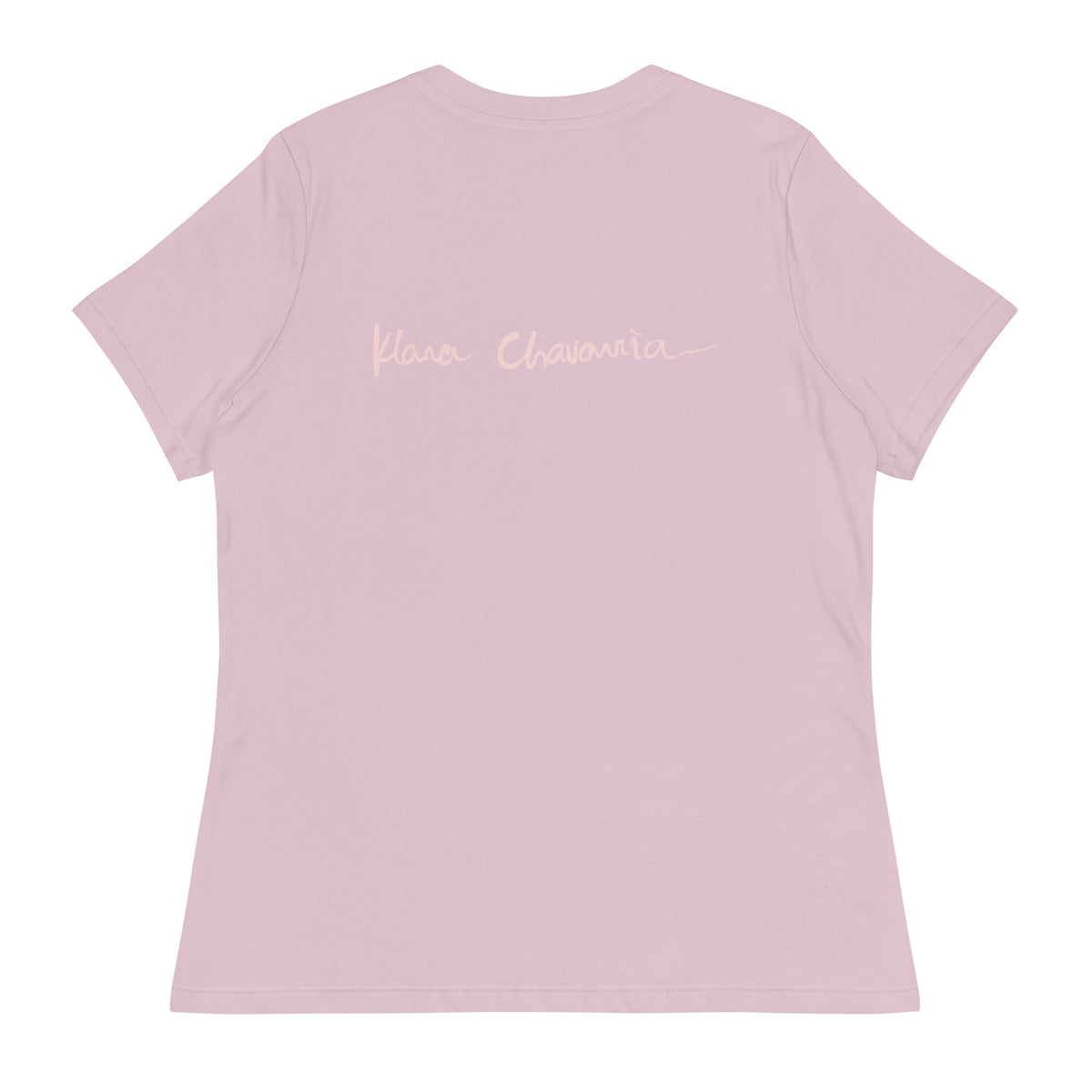 LOVE U? Women's Relaxed T-Shirt – Light Violet – back